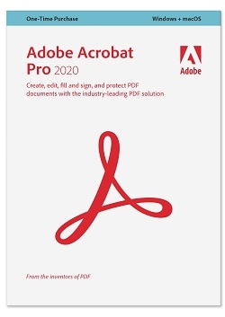 Adobe Acrobat Pro 2020 - Téléchargement électronique